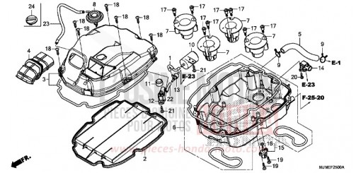 AIR CLEANER VFR800XH de 2017